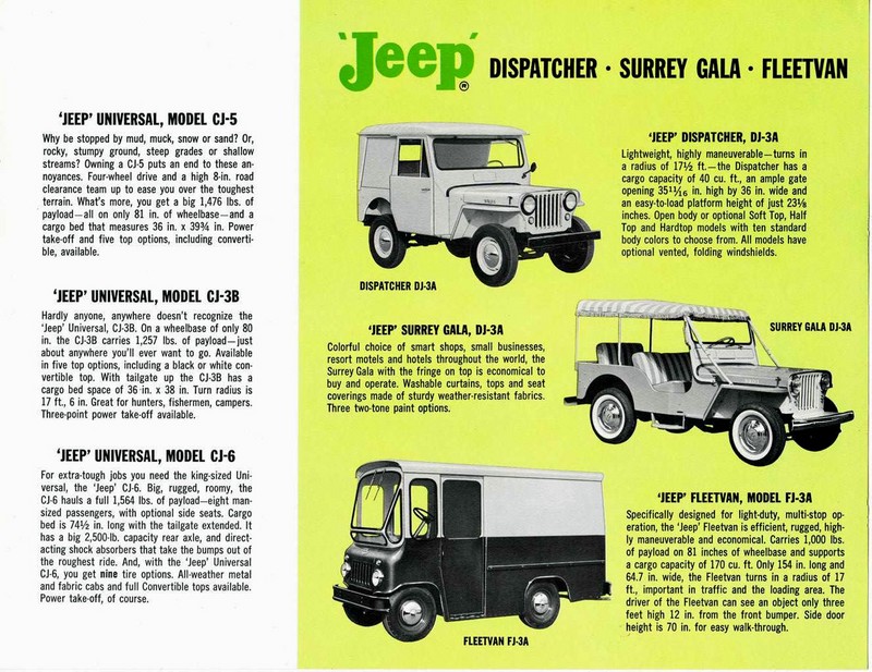 1962 Jeep Full-Line Brochure Page 5